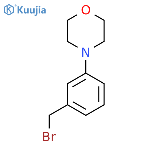 4-(3-(Bromomethyl)phenyl)morpholine structure