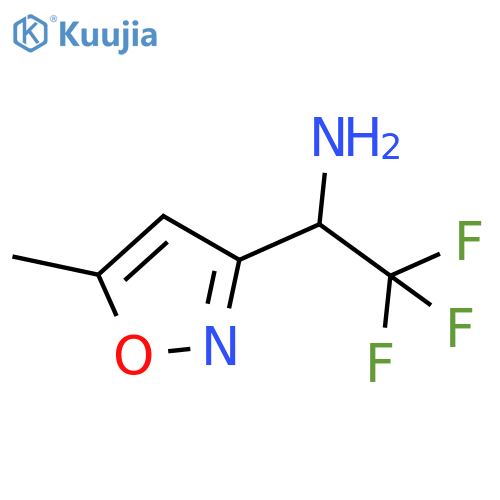 2,2,2-trifluoro-1-(5-methyl-1,2-oxazol-3-yl)ethan-1-amine structure