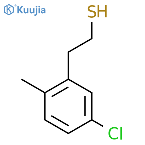 2-(5-chloro-2-methylphenyl)ethanethiol structure