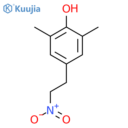 2,6-dimethyl-4-(2-nitroethyl)phenol structure