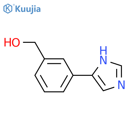 [3-(1H-imidazol-5-yl)phenyl]methanol structure
