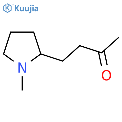 4-(1-methylpyrrolidin-2-yl)butan-2-one structure