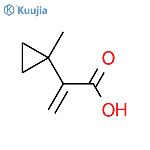 2-(1-methylcyclopropyl)prop-2-enoic acid structure