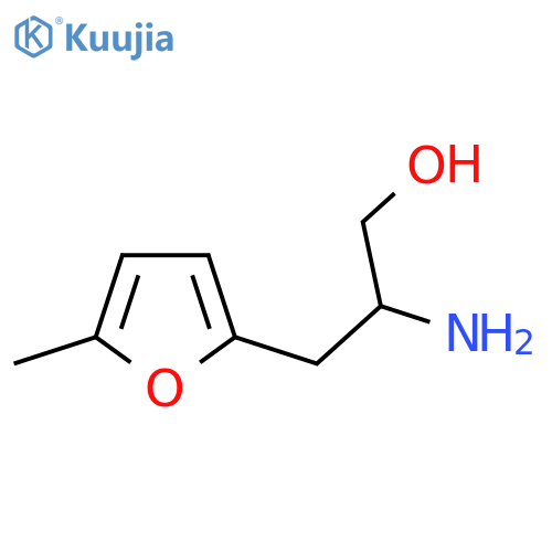2-amino-3-(5-methylfuran-2-yl)propan-1-ol structure