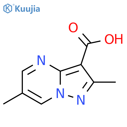 2,6-dimethylpyrazolo[1,5-a]pyrimidine-3-carboxyli c acid structure