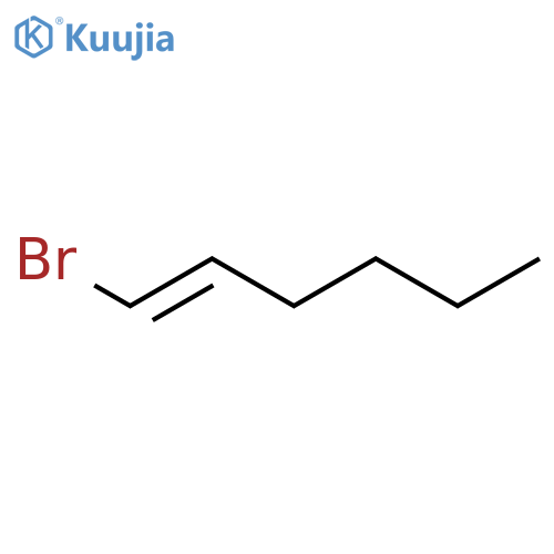1-Hexene, 1-bromo-,(1E)- structure