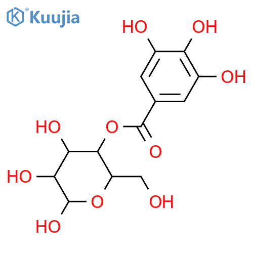 4-Galloylglucose; β-D-Pyranose-form structure