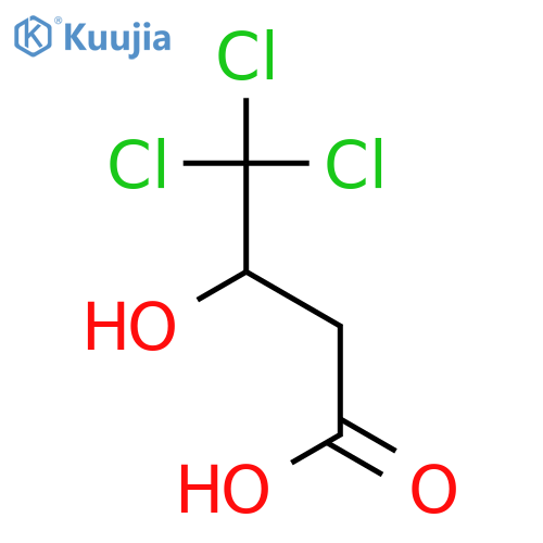 4,4,4-trichloro-3-hydroxybutanoic acid structure