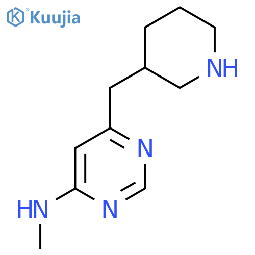 N-Methyl-6-(piperidin-3-ylmethyl)pyrimidin-4-amine hydrochloride structure
