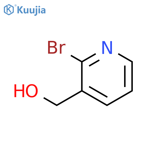 (2-Bromopyridin-3-yl)methanol structure