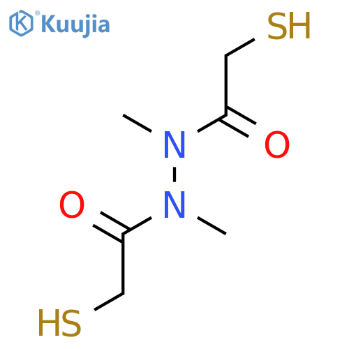 N,N'-Dimethyl-N,N'-bis(mercaptoacetyl)hydrazine structure