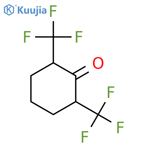 Cyclohexanone, 2,6-bis(trifluoromethyl)- structure