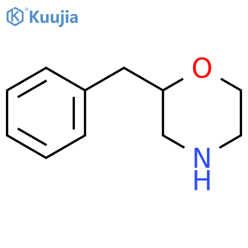 (-)-2-Benzylmorpholine structure