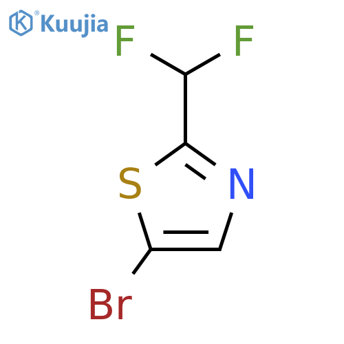 5-bromo-2-(difluoromethyl)-1,3-thiazole structure