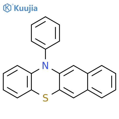 12H-Benzo[b]phenothiazine, 12-phenyl- structure