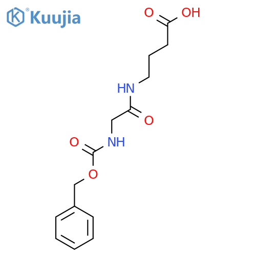 Butanoic acid, 4-[[2-[[(phenylmethoxy)carbonyl]amino]acetyl]amino]- structure
