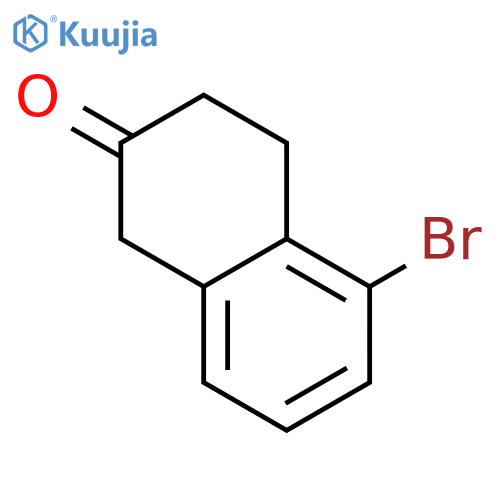 5-bromo-1,2,3,4-tetrahydronaphthalen-2-one structure