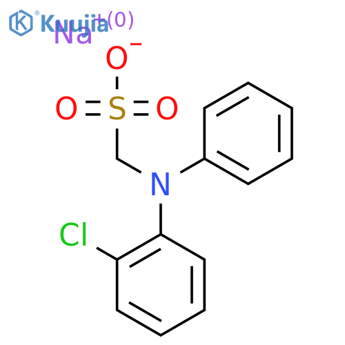 2-Chlorophenylphenyl-aminomethanesulphonic acid sodium salt structure