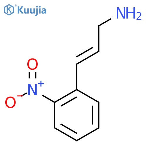 3-(2-nitrophenyl)prop-2-en-1-amine structure