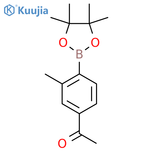 4-Acetyl-2-methylphenylboronic acid pinacol ester structure