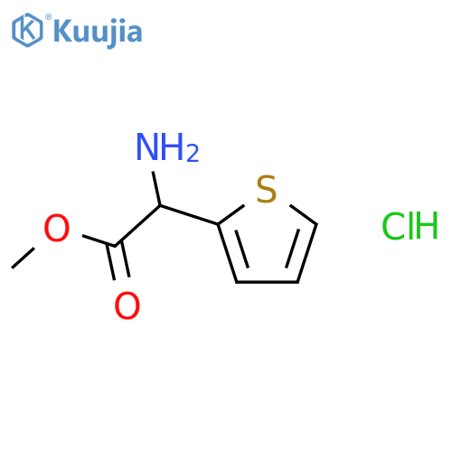 Methyl 2-Amino-2-(thiophen-2-yl)acetate Hydrochloride structure
