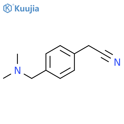 Benzeneacetonitrile, 4-[(dimethylamino)methyl]- structure