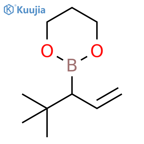 1,3,2-Dioxaborinane, 2-[1-(1,1-dimethylethyl)-2-propenyl]- structure