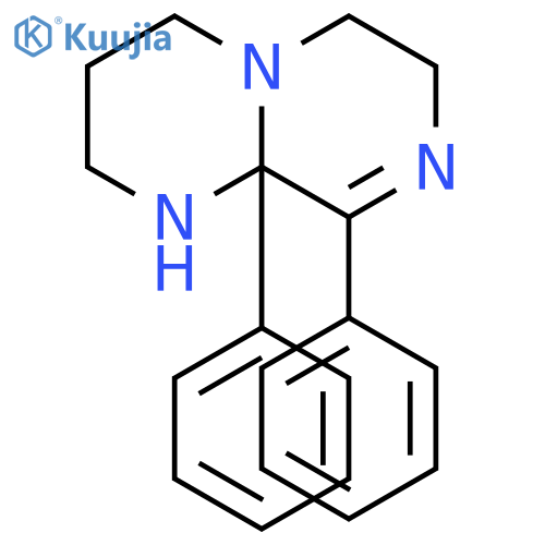 2H-Pyrazino[1,2-a]pyrimidine, 1,3,4,6,7,9a-hexahydro-9,9a-diphenyl- structure