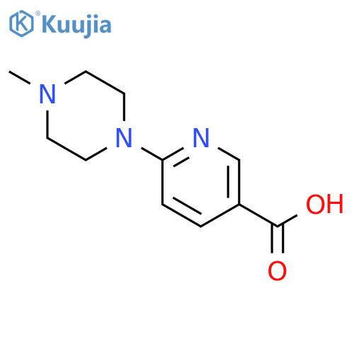 6-(4-Methylpiperazin-1-yl)nicotinic acid structure