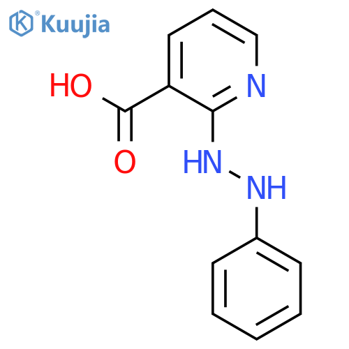 2-(2-Phenylhydrazinyl)pyridine-3-carboxylic acid structure
