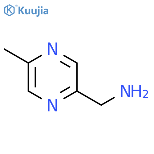 (5-methylpyrazin-2-yl)methanamine structure