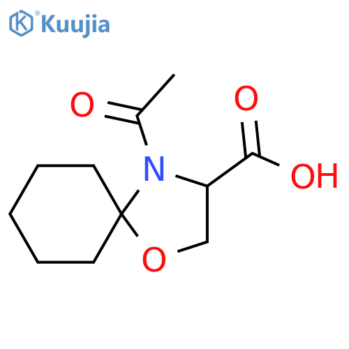 4-acetyl-1-oxa-4-azaspiro4.5decane-3-carboxylic acid structure
