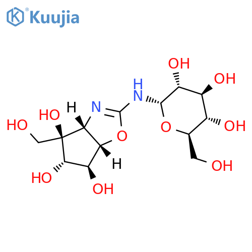 a-D-Glucopyranosylamine,N-[(3aR,4R,5S,6S,6aS)-3a,5,6,6a-tetrahydro-4,5,6-trihydroxy-4-(hydroxymethyl)-4H-cyclopentoxazol-2-yl]- structure