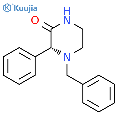 (R)-4-Benzyl-3-phenylpiperazin-2-one structure
