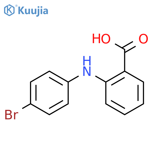 Benzoic acid,2-[(4-bromophenyl)amino]- structure