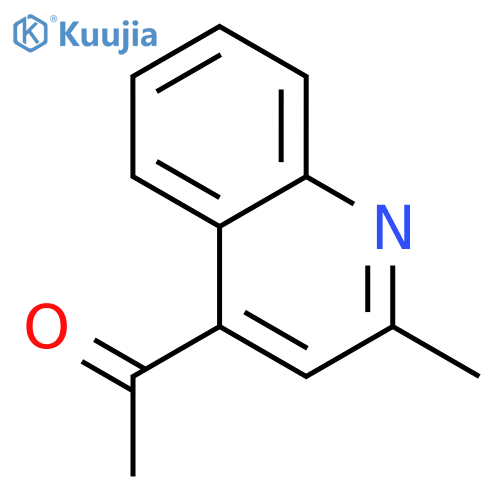 1-(2-methylquinolin-4-yl)ethan-1-one structure