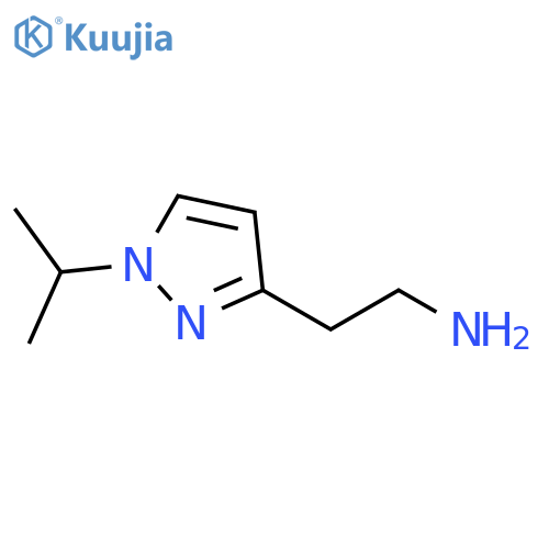 2-(1-isopropyl-1H-pyrazol-3-yl)ethanamine structure