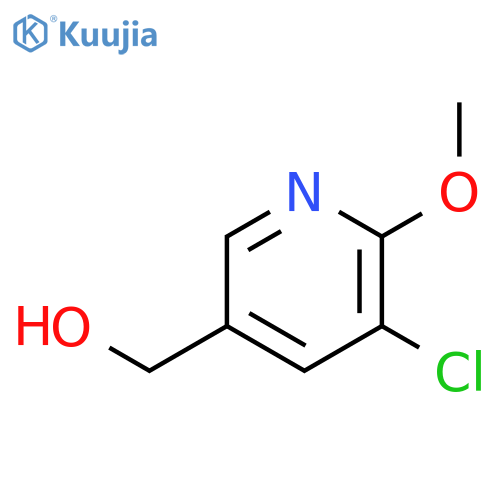 5-Chloro-3-hydroxymethyl-6-methoxypyridine structure