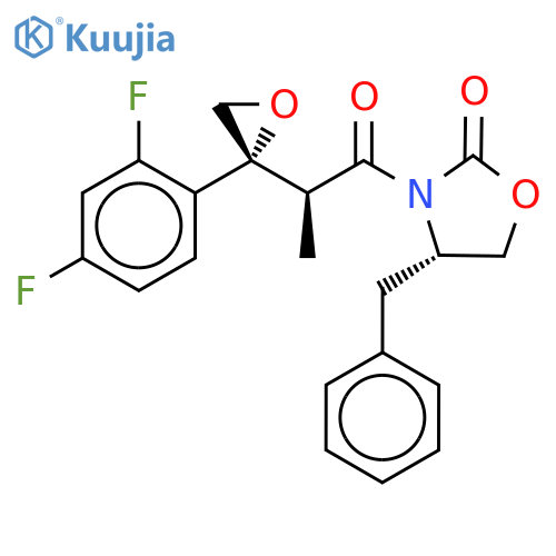 (4S)-3-(2R)-2-(2R)-2-(2,4-Difluorophenyl)oxiranyl-1-oxopropyl-4-benzyl-2-oxazolidinone-d3 structure