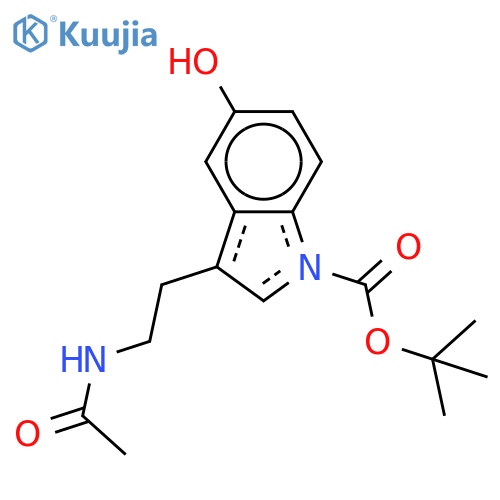 N-Acetyl-N-tert-butoxycarbonyl Serotonin structure