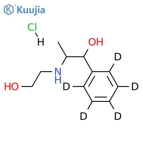 N-2-Hydroxyethyl Norephedrine-d5 Hydrochloride (Mixture of Diastereomers) structure