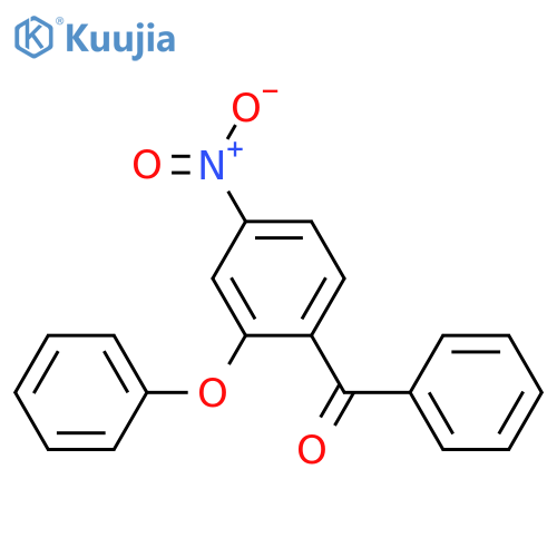 2-Phenoxy-4-nitro-benzophenone structure