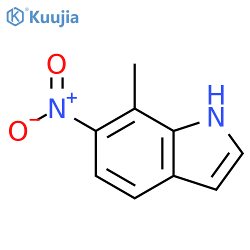 7-methyl-6-nitro-1H-indole structure