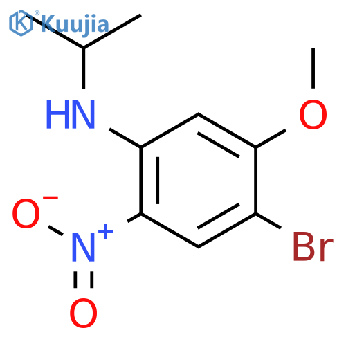 4-Bromo-N-isopropyl-5-methoxy-2-nitroaniline structure