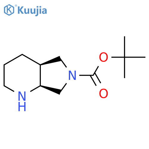 (4as,7as)-tert-Butyl Hexahydro-1h-pyrrolo3,4-Bpyridine-6(2H)-carboxylate structure