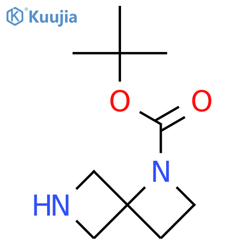 tert-Butyl 1,6-diazaspiro[3.3]heptane-1-carboxylate structure