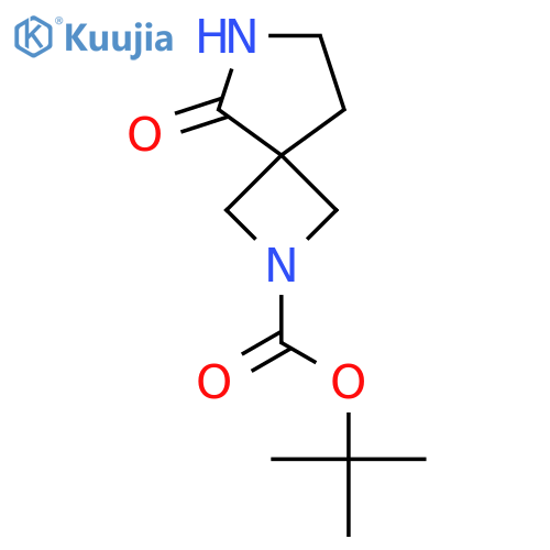 Tert-butyl 5-oxo-2,6-diazaspiro[3.4]octane-2-carboxylate structure