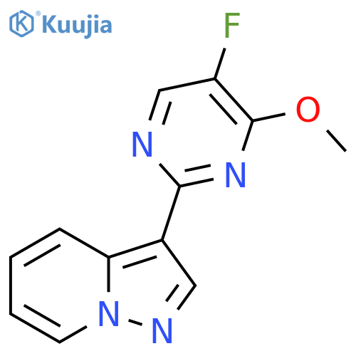 3-(5-Fluoro-4-methoxypyrimidin-2-yl)pyrazolo1,5-apyridine structure