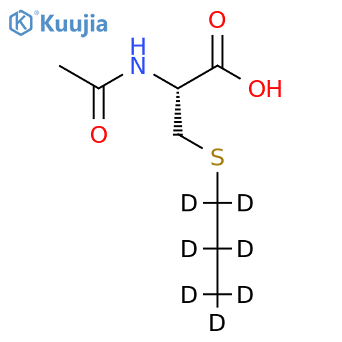 N-Acetyl-S-(propyl-d7)-L-cysteine structure