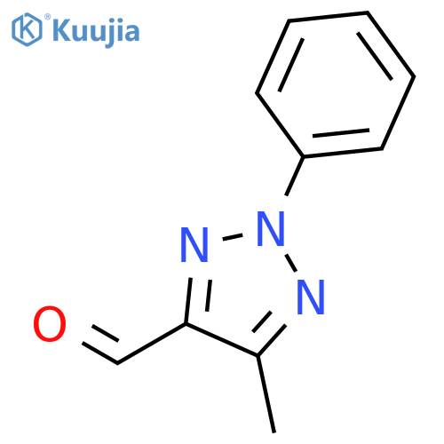 2H-1,2,3-Triazole-4-carboxaldehyde, 5-methyl-2-phenyl- structure